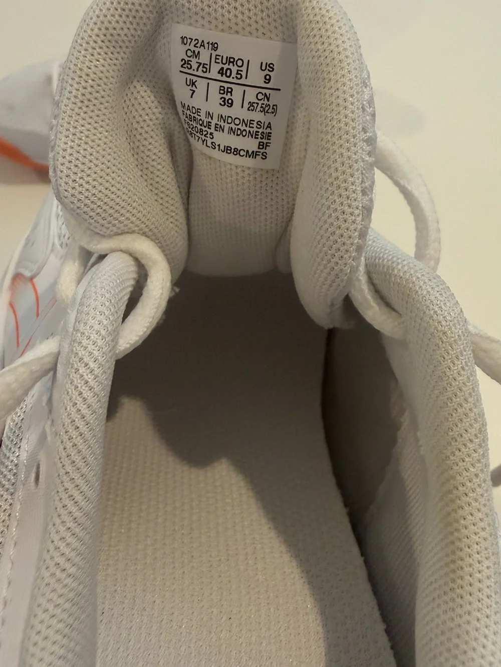 ASICS GEL-Rocket 12 Women’s 9 White Vivid Coral Volleyball Court Shoes